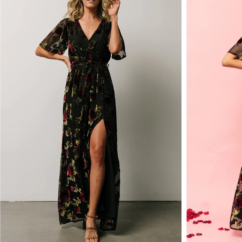 Baltic Born Parisian Black Maxi Dress